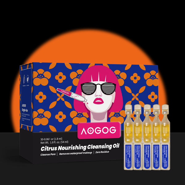 AOGOG Citrus Botanical Cleansing Oil 50% Luxury Plant-Derived Oils | Cleanse & Nourish in One Step