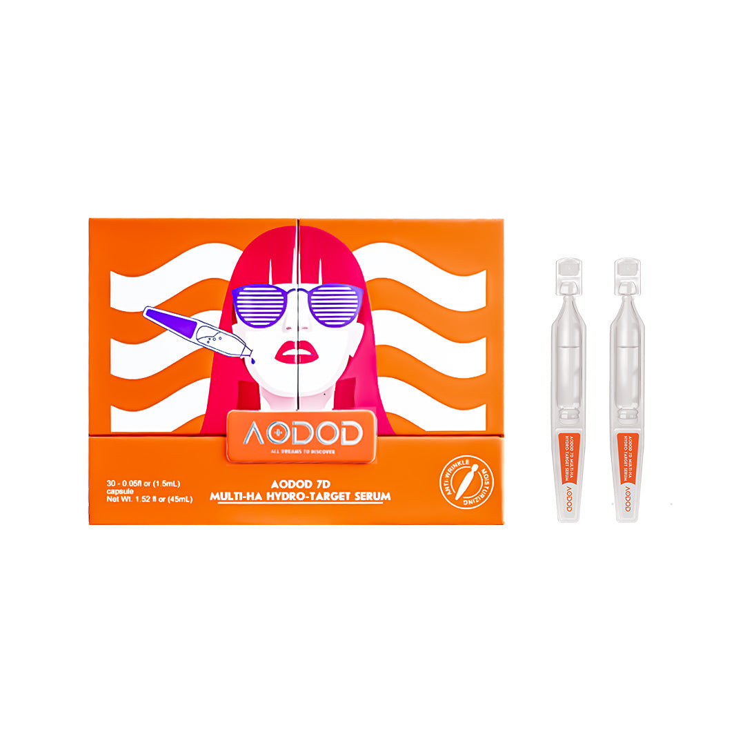 AODOD Multi-Weight Hyaluronic Acid Hydrating Serum (Single-Use Ampoule) All-Day Hydration Barrier Care