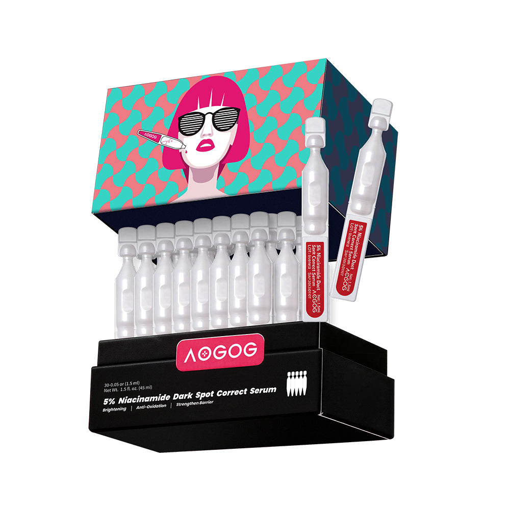 AOGOG Brightening Glowing Serum-Niacinamide Tranexamic acid,brightening,even skin tone,anti-oxidant	Elevate your tone-correcting routine with our Single-Dose Brightening Serum,