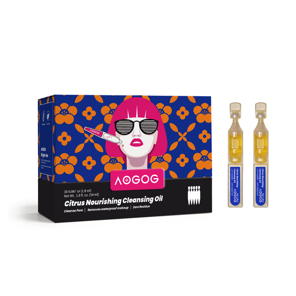 AOGOG Citrus Botanical Cleansing Oil 50% Luxury Plant-Derived Oils | Cleanse & Nourish in One Step