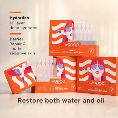 AODOD Multi-Weight Hyaluronic Acid Hydrating Serum (Single-Use Ampoule) All-Day Hydration Barrier Care