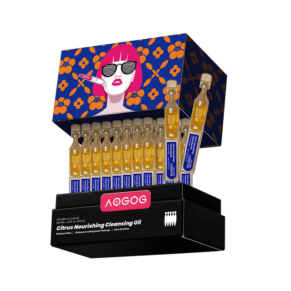 AOGOG Citrus Botanical Cleansing Oil 50% Luxury Plant-Derived Oils | Cleanse & Nourish in One Step